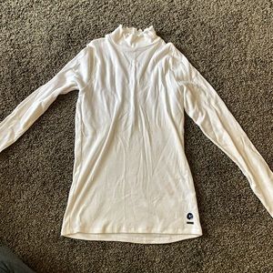 White turtle neck